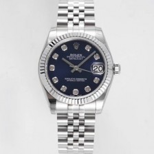 로렉스 여성용 데이져스트 178274 플루티드 31mm 쥬빌레 오토매틱 2236타입 블루 다이얼 rol5437 Ⅳ