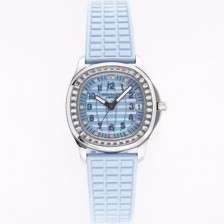 파텍필립 여성용 아쿠아넛 5072G-001 35.6mm 오토매틱 Cal.324 타입 블루 다이얼 pat2233 Ⅳ