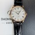 파텍필립 남성용 칼라트라바 18K 로즈골드 가죽줄 39mm 오토매틱 324 타입 화이트 다이얼 pat2248 Ⅳ