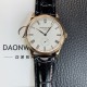 파텍필립 남성용 칼라트라바 18K 로즈골드 가죽줄 39mm 오토매틱 324 타입 화이트 다이얼 pat2248 Ⅳ