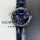 파텍필립 남성용 퍼페추얼 캘린더 5140 가죽줄 40mm 오토매틱 Cal.240 타입 블루 다이얼 pat2241 Ⅳ