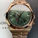 바쉐런 콘스탄틴 남성용 오버시즈 듀얼타임 18K 로즈골드 오토매틱 칼리버 5200 타입 41mm 메탈줄 실버 다이얼 vac1174 Ⅳ
