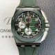 오데마피게 남성용 로얄오크 오프쇼어 26405CE.OO.A056CA.01 세라믹 베젤 크로노그래프 44mm 오토매틱 무브먼트 그린 다이얼 aud6580 Ⅳ