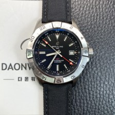 브라이틀링 남성용 어벤져 지엠티 44mm 나일론줄 오토매틱 2836-2 타입 블랙 다이얼 bre6057 Ⅳ