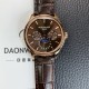 파텍필립 남성용 퍼페추얼 캘린더 18K 로즈골드 5140 가죽줄 40mm 오토매틱 Cal.240 타입 브라운 다이얼 pat2246 Ⅳ