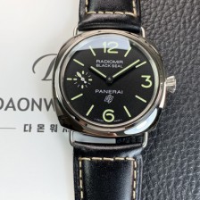 파네라이 남성용 라디오미르 PAM00754 블랙 씰 로고 45mm 오토매틱 Cal.P.6000타입 블랙 다이얼 pan5241 Ⅳ