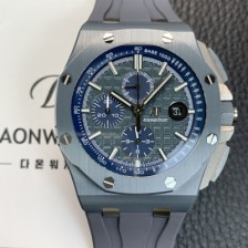 오데마피게 남성용 로얄오크 오프쇼어 26405CG.OO.A004CA.01 세라믹 베젤 크로노그래프 44mm 오토매틱 무브먼트 그레이 다이얼 aud6583 Ⅳ