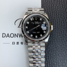 로렉스 남성용 신형 데이저스트 36mm II m126234 텐포인트10p 오토매틱 Cal.3235무브먼트 블랙 다이얼 rol5603 Ⅳ
