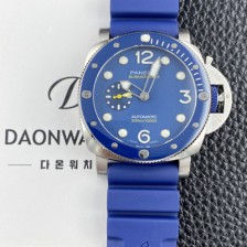 파네라이 남성용 서브머시블 콰란타콰트로 루나로사 PAM01676 마이크 혼 44mm 오토매틱 Cal P. 900타입 블루 다이얼 pan5237 Ⅳ