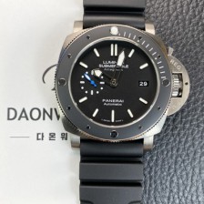 파네라이 남성용 서브머시블 아마그네틱 3데이즈 PAM01389 티타늄 47mm 오토매틱 Cal P. 9010타입 블랙 다이얼 pan5238 Ⅳ
