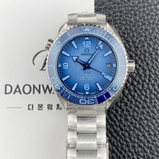 오메가 남성용 씨마스터 215.30.40.20.03.002 플래닛 오션 600M 코액시얼 39.5mm 마스터 크로노미터 오토매틱 Cal.8800 타입 블루 다이얼 omg0233 Ⅳ