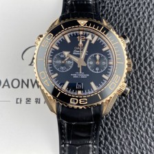 오메가 남성용 씨마스터 신제품 232.63.46.31.01.001 플래닛 오션 600m 코액시얼 마스터 크로노미터 45.5mm 크로노그래프 오토매틱 Cal.9900 타입 블랙 다이얼 omg0246 Ⅳ