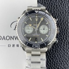 오메가 남성용 씨마스터 신제품 215.32.46.51.01.004 플래닛 오션 600m 코액시얼 마스터 크로노미터 45.5mm 크로노그래프 오토매틱 Cal.9900 타입 그레이 다이얼 omg0257 Ⅳ