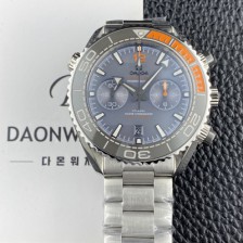 오메가 남성용 씨마스터 신제품 215.90.46.51.99.001 플래닛 오션 600m 코액시얼 마스터 크로노미터 45.5mm 크로노그래프 오토매틱 Cal.9900 타입 그레이 다이얼 omg0247 Ⅳ
