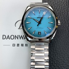 오메가 남성용 씨마스터 220.10.41.21.03.006 아쿠아테라 150M 마스터 크로노미터 41mm 오토매틱 Cal. 8900타입 터쿼이즈 다이얼 omg0220 Ⅳ