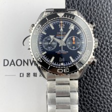 오메가 남성용 씨마스터 신제품 215.30.46.51.01.001 플래닛 오션 600m 코액시얼 마스터 크로노미터 45.5mm 크로노그래프 오토매틱 Cal.9900 타입 블랙 다이얼 omg0250 Ⅳ