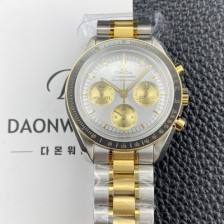 오메가 남성용 스피드마스터 프로페셔널 310.20.42.50.02.001 문워치 42mm 18K 옐우골드 수동형 Cal.3861타입 실버 다이얼 omg0262 Ⅳ