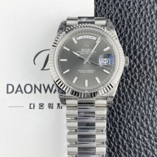 로렉스 남성용 New 데이데이트 m228239-0060 40mm 오토매틱 Cal.3255타입 그레이 다이얼 rol5635 Ⅳ