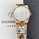 로렉스 남성용 랜드드웰러 m127235 플랫 주빌리 18K 로즈골드 36mm 오토매틱 Cal.7135타입 화이트 다이얼 rol5639 Ⅳ