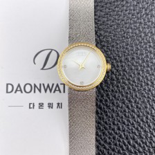 디올 여성용 라디드 사틴 25mm 다이아몬드 쿼츠 무브먼트 화이트 자게 다이얼 dio1005 Ⅳ