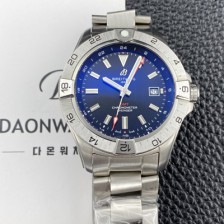 브라이틀링 남성용 어벤져 지엠티 44mm 메탈줄 오토매틱 2836-2 타입 블랙 다이얼 bre6064 Ⅳ