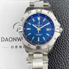브라이틀링 남성용 어벤져 지엠티 44mm 메탈줄 오토매틱 2836-2 타입 블루 다이얼 bre6066 Ⅳ
