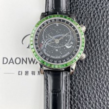 파텍필립 남성용 그랜드 컴플리케이션 6104P 문페이즈 43mm 오토매틱 Cal.240 타입 블랙 다이얼 pat2276 Ⅳ