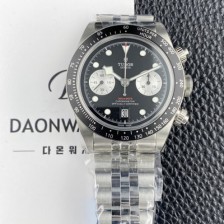 튜더 남성용 헤리티지 블랙베이 M79360N 크로노그래프 팬더 41mm 오토매틱 7750무브먼트 블랙 다이얼 tud5137 Ⅳ