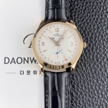 예거르쿨트르남성용 마스터 캘린더 문페이즈 18K 로즈골드 39mm 오토매틱 cal.866타입 화이트 다이얼 jag0435 Ⅳ