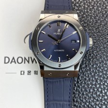 휴블렛 남성용 클래식 퓨전 511.NX.7170.LR 42mm 오토매틱 2892타입 블루 다이얼 hub2142 Ⅳ
