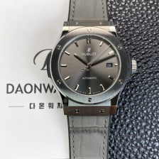 휴블렛 남성용 클래식 퓨전 542.NX.7071.LR 42mm 오토매틱 2892타입 그레이 다이얼 hub2143 Ⅳ