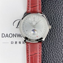 예거르쿨트르남성용 마스터 캘린더 문페이즈 39mm 오토매틱 cal.866타입 실버 다이얼 jag0431 Ⅳ
