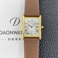 까르띠에 남성용 2025신상! 탱크 루이스 18K 옐우골드 38.1mm 오토매틱 무브먼트 화이트 다이얼 car69383 Ⅳ