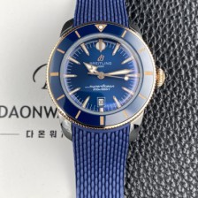 브라이틀링 남성용 슈퍼오션 해리티지 42mm 세라믹 베젤 오토매틱 B31타입 블루 다이얼 bre6074 Ⅳ