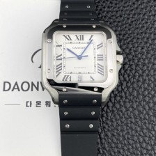 까르띠에 남성용 산토스 드 까르띠에 워치 WSSA0018 라지 39.8mm 오토매틱 9015 무브먼트 화이트 다이얼 car69396 Ⅳ