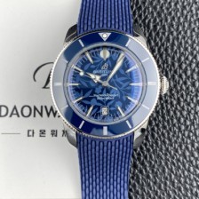 브라이틀링 남성용 슈퍼오션 해리티지 42mm 세라믹 베젤 오토매틱 B31타입 블루 다이얼 bre6076 Ⅳ