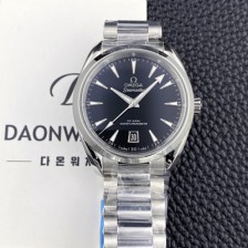 오메가 남성용 씨마스터 220.10.38.20.01.004 아쿠아 테라 150M 마스터 38mm 크로노미터 오토매틱 Cal.8800타입 블랙 다이얼 omg0269 Ⅳ