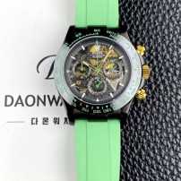 로렉스남성용 하이엔드 데이토나 세라믹 베젤 40mm 크로노그래프 오토매틱 Cal.4130 무브먼트 스켈레톤 다이얼 rol5662 Ⅳ