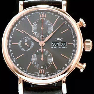 아이더블유씨 남성용 포르토피노 7750 오토매틱 무브먼트 그레이다이얼 IWC0200 Ⅳ