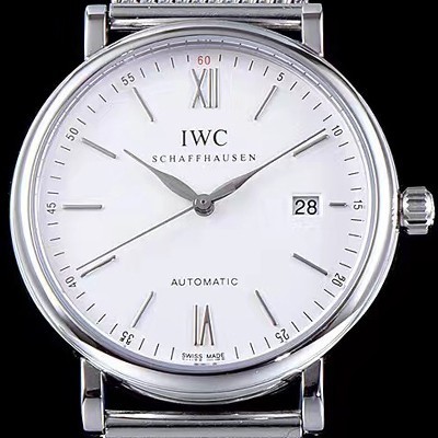 아이더블유씨 남성용 포르토피노 화이트 다이얼 오토매틱 무브먼트 IWC0250 Ⅳ