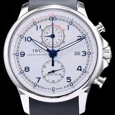 아이더블유씨 남성용 요트클럽 화이트 다이얼 오토매틱 무브먼트 IWC0234 Ⅳ