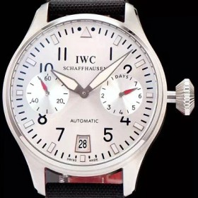 아이더블유씨 남성용 빅파일럿 7 데이즈 44mm 실버다이얼 IWC0400 Ⅳ