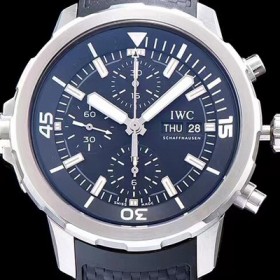 아이더블유씨 남성용 아쿠아타이머 크로노그래프 V6F 1:1 베스트 에디션 블랙 다이얼 IWC0200 Ⅳ