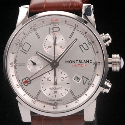 몽블랑 남성용 타임워커 크로노 SS 실버 다이얼 43mm mon00051 MON4200 Ⅳ