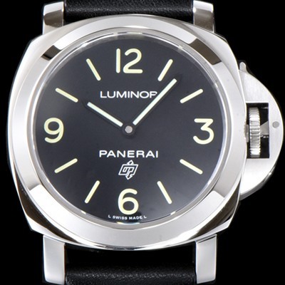 파네라이 남성용 루미노르 PAM00773 베이스 로고 3 데이즈 아치아이오 블랙 다이얼 신형 PANERAI Cal. P.6000 Type 수제공정형 튜닝완료 무브먼트 PAN1214 Ⅳ