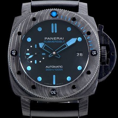 파네라이 남성용 서브멀시브 3데이즈 카보테크 PAM00960 오토매틱 OP XXXIV 타입 42mm 카본제질 블랙 다이얼 pan5217 Ⅳ