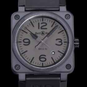 벨엔로즈 남성용 BR03-92 다이버 세라믹 오토매틱 9015 타입 42mm 우레탄줄 블랙 다이얼 bel80299 Ⅳ