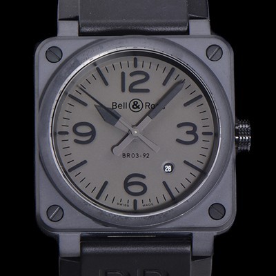 벨엔로즈 남성용 BR03-92 다이버 세라믹 오토매틱 9015 타입 42mm 우레탄줄 블랙 다이얼 bel80299 Ⅳ