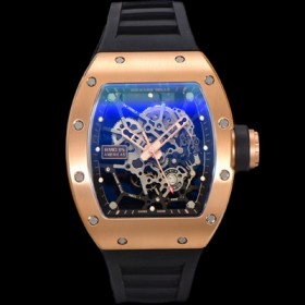 리차드밀러 남성용 RM035 라파엘 나달 수동/기계식 18K로즈골드 48mm 러버줄 블랙 스켈레톤 다이얼  ric0223 Ⅳ
