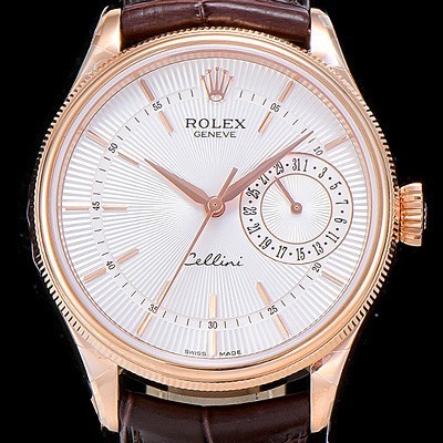 로렉스남성용 셀리느 데이트 39mm 오토매틱 Cal.3165 화이트다이얼 ROL49902 Ⅳ